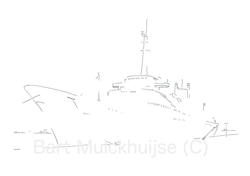 Stoomschip - SS Rotterdam
