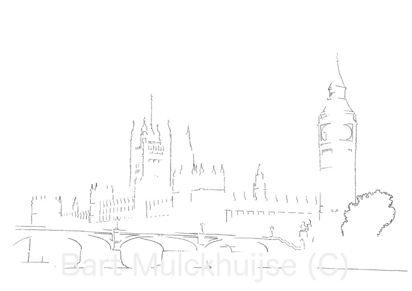 Palace of Westminster & Big Ben - Londen
